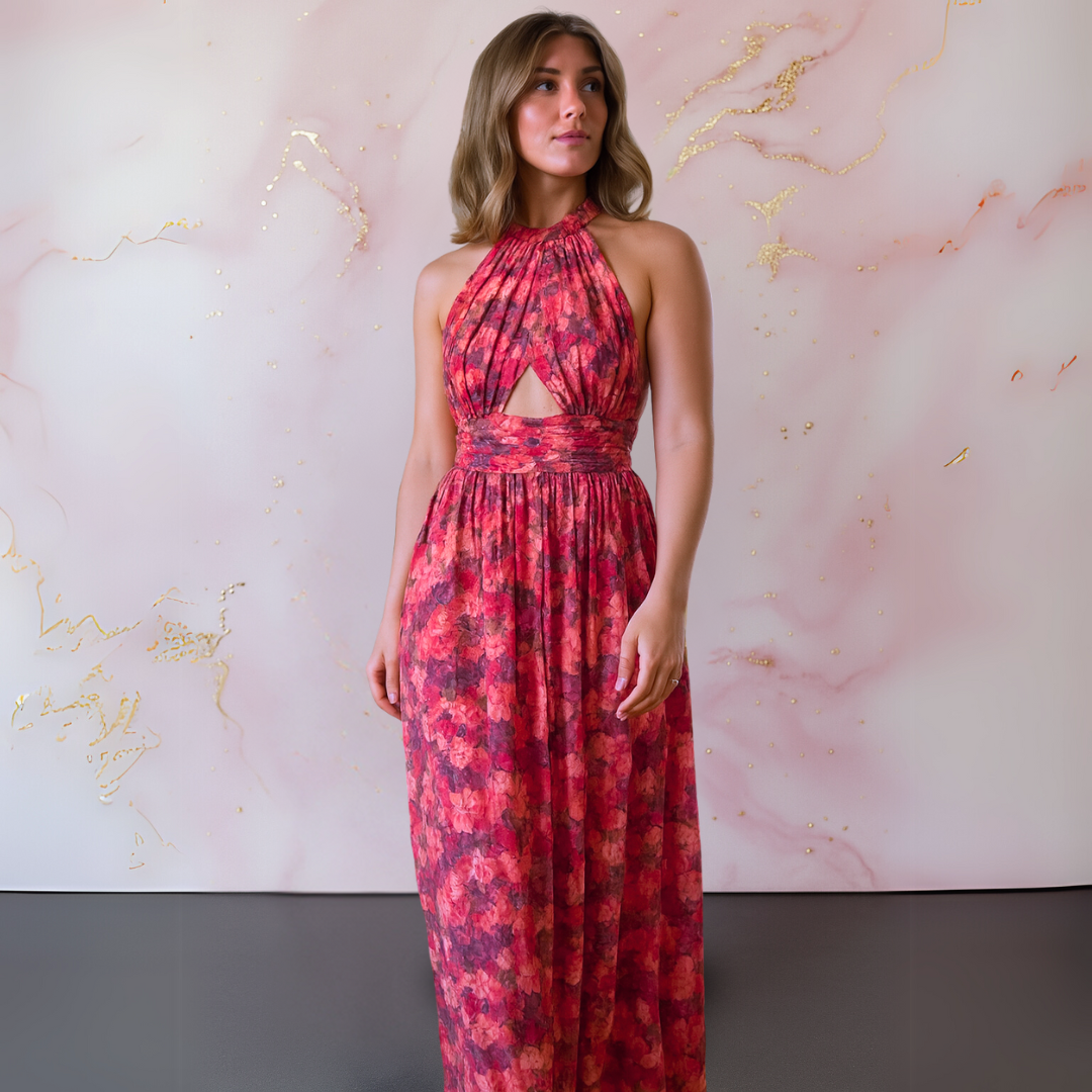 Lumina™ Kleid mit elegantem Blumenprint Modeberg Bern
