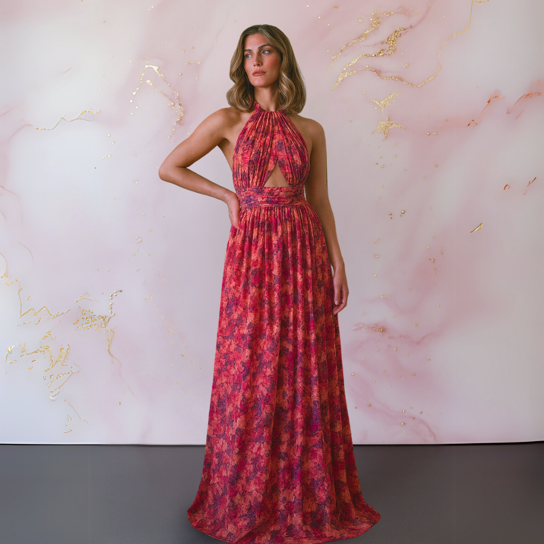 Lumina™ Kleid mit elegantem Blumenprint Modeberg Bern