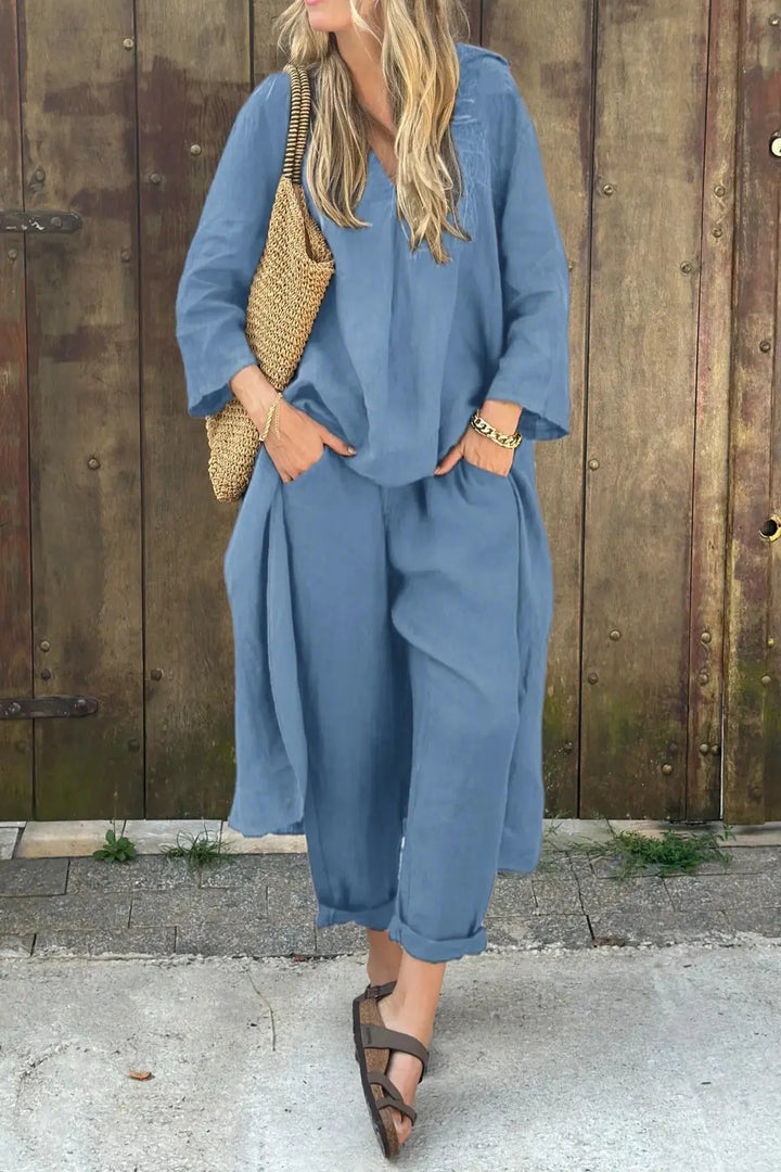 MIRAVO | Chic Zweiteiler-Set – Elegant & Bequem für Frühling & Sommer Modeberg Bern