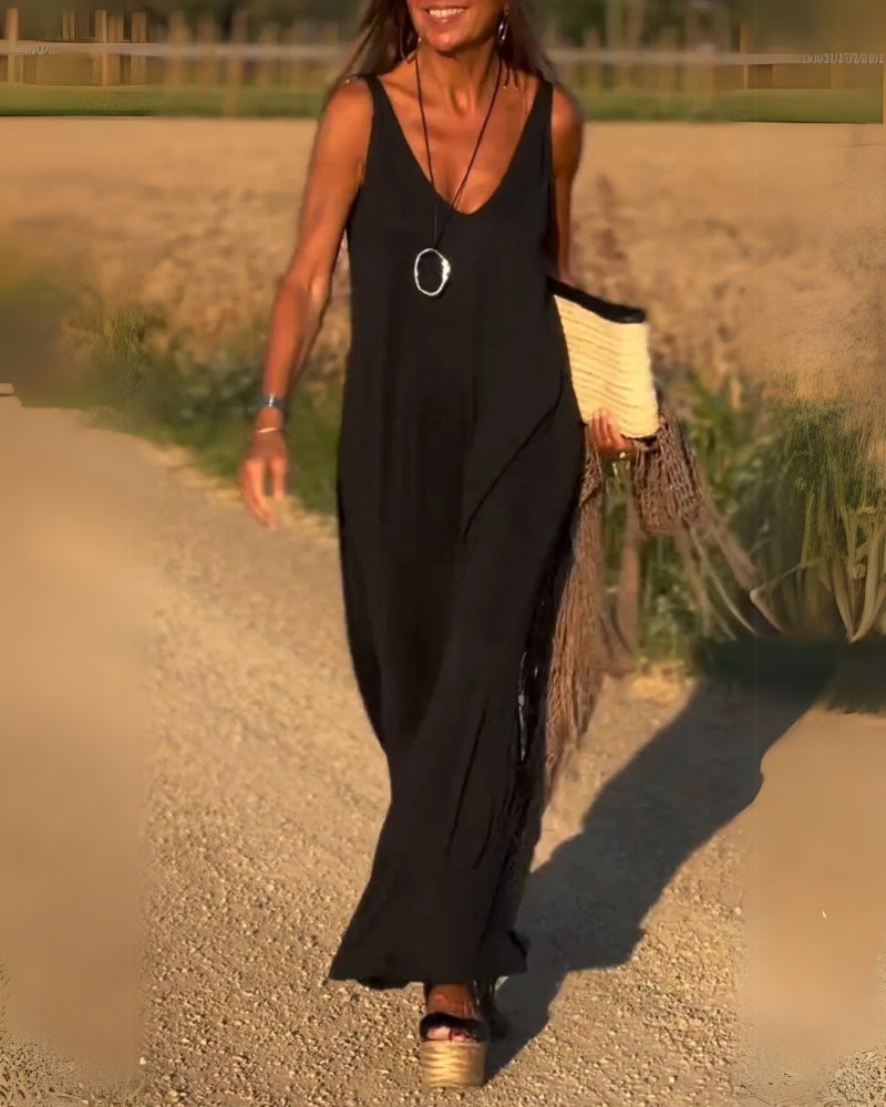 Maevy™ Lockeres Boho-Kleid für entspannte Tage Modeberg Bern