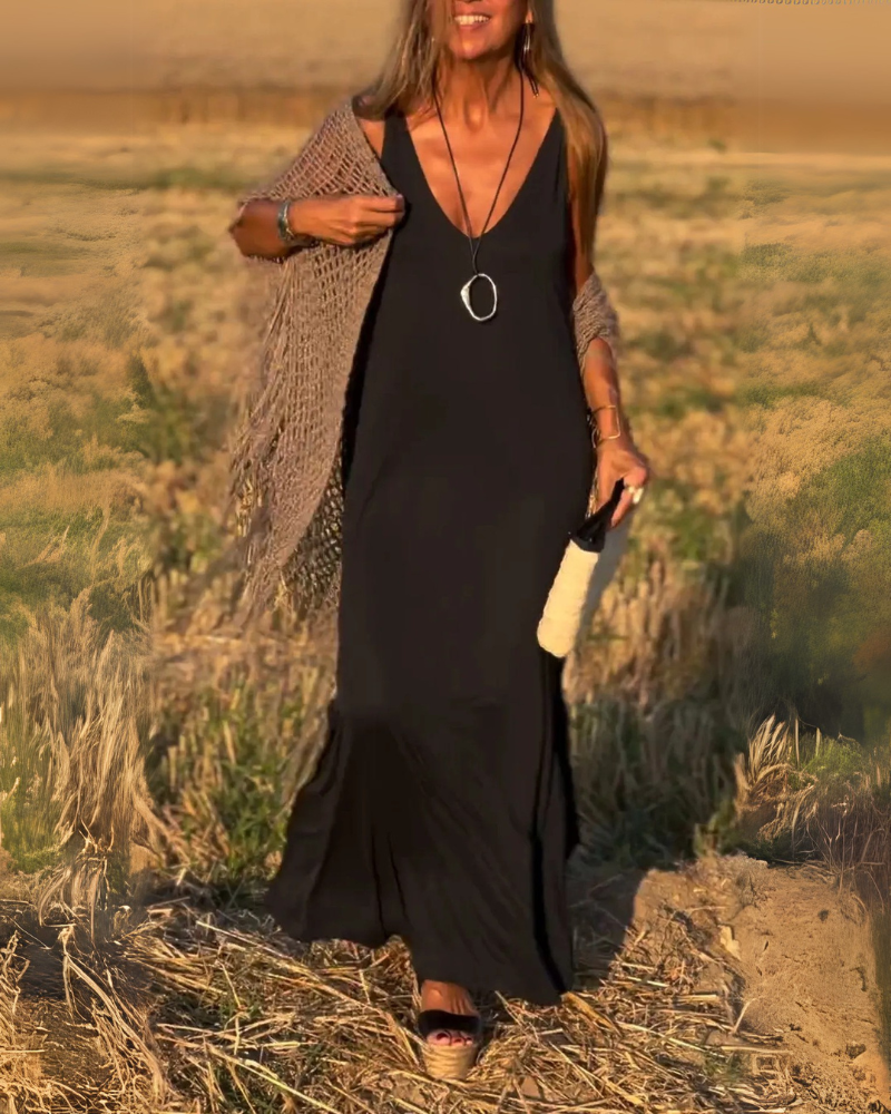 Maevy™ Lockeres Boho-Kleid für entspannte Tage Modeberg Bern