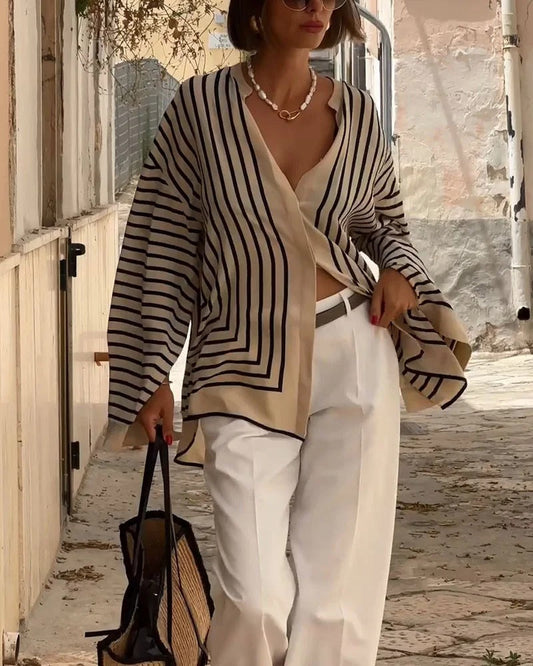 Malric™ Gestreiftes Freizeitshirt Modeberg Bern