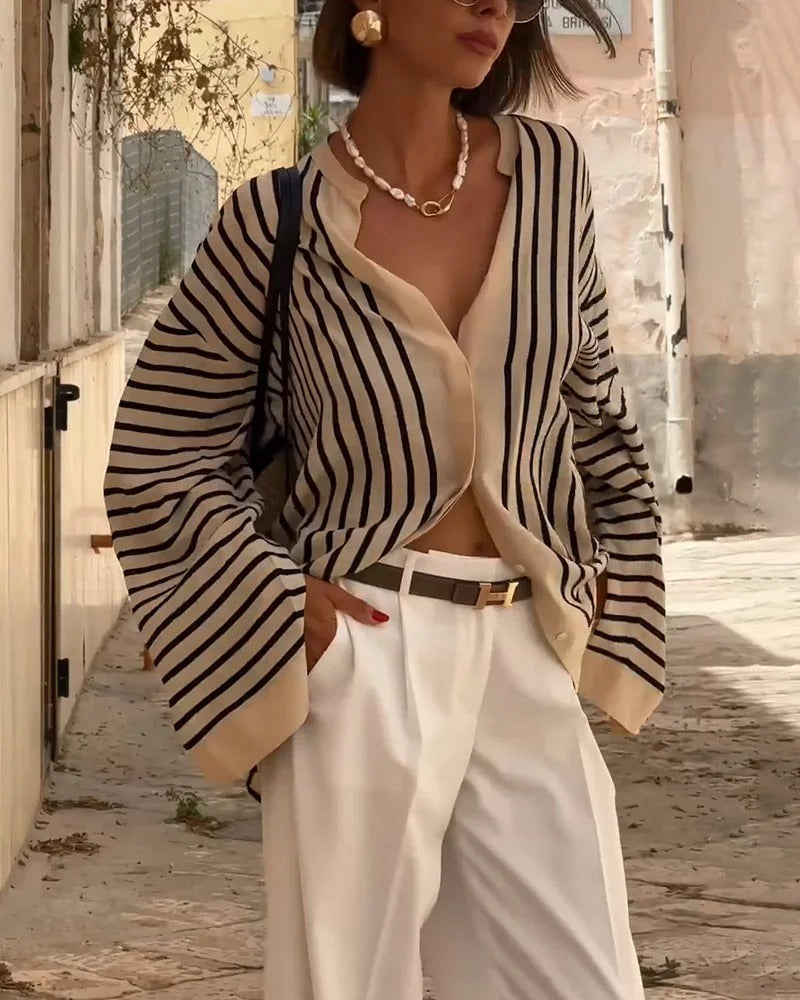 Malric™ Gestreiftes Freizeitshirt Modeberg Bern