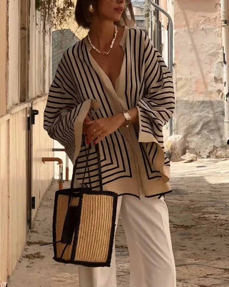 Malric™ Gestreiftes Freizeitshirt Modeberg Bern