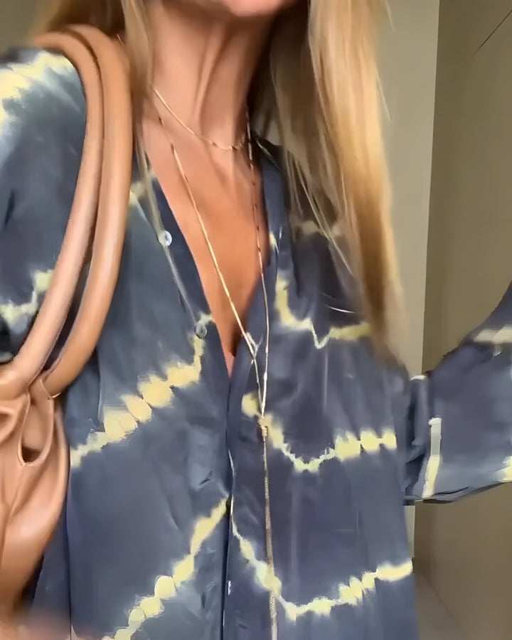 Marvella™ Gestreiftes Maxi Boho Kleid Modeberg Bern