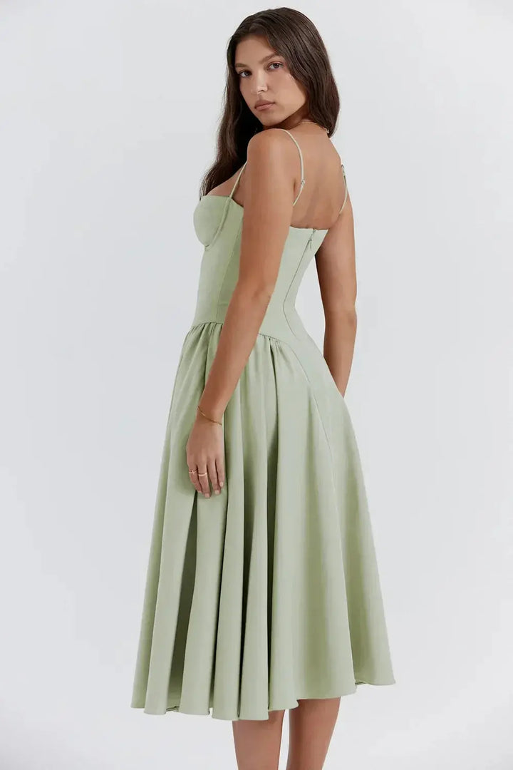Melis™ Korsett-Midikleid ohne Ärmel Modeberg Bern