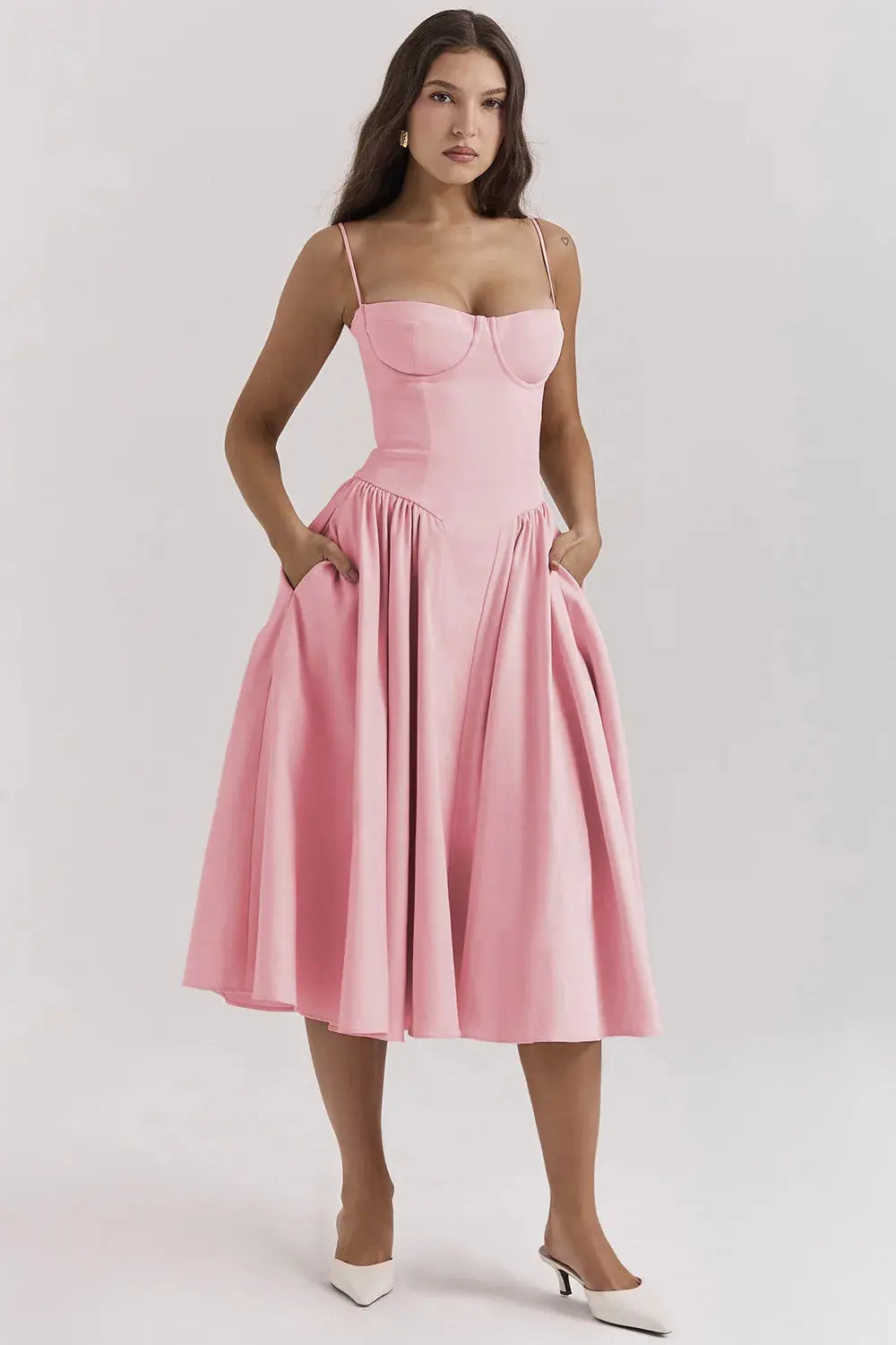 Melis™ Korsett-Midikleid ohne Ärmel Modeberg Bern