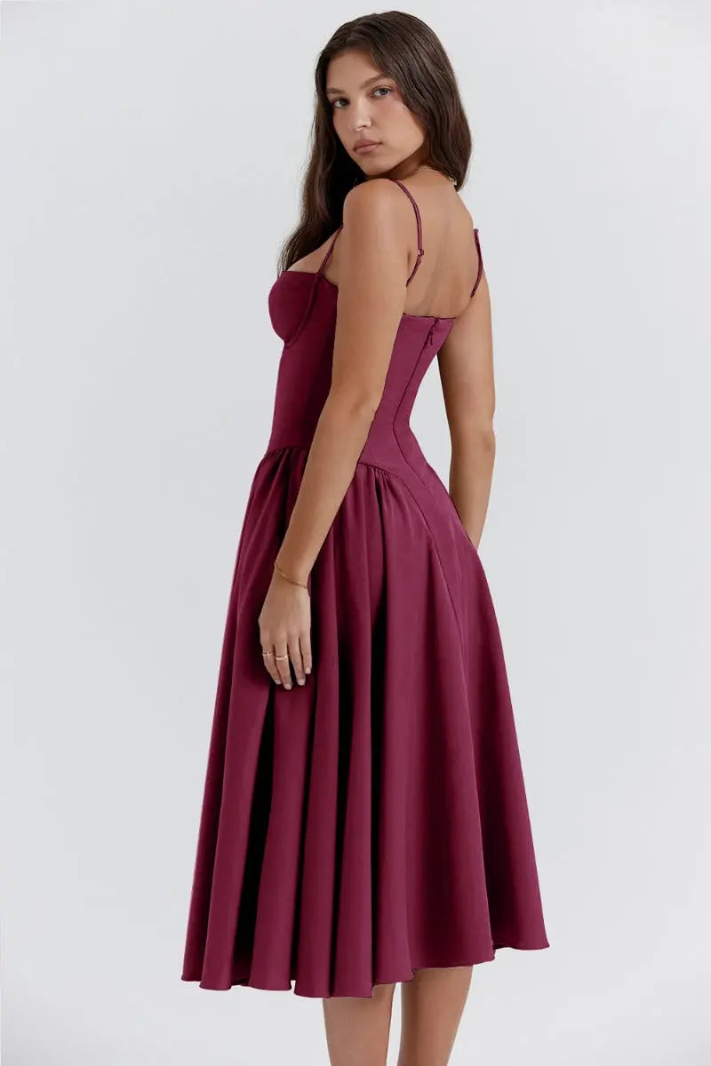 Melis™ Korsett-Midikleid ohne Ärmel Modeberg Bern
