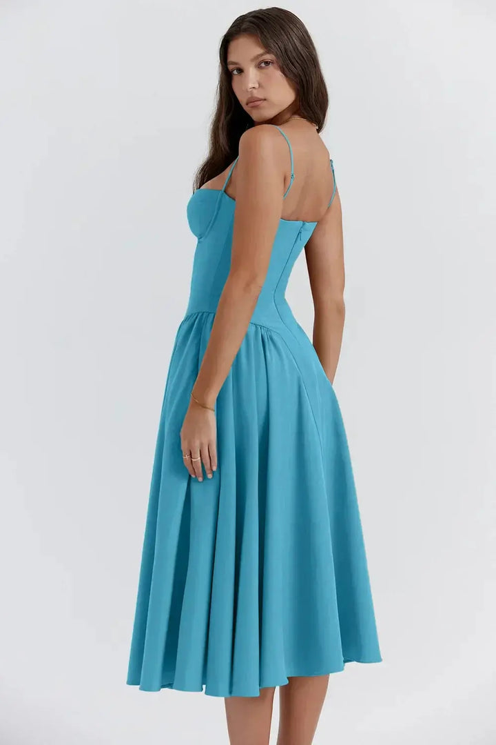 Melis™ Korsett-Midikleid ohne Ärmel Modeberg Bern