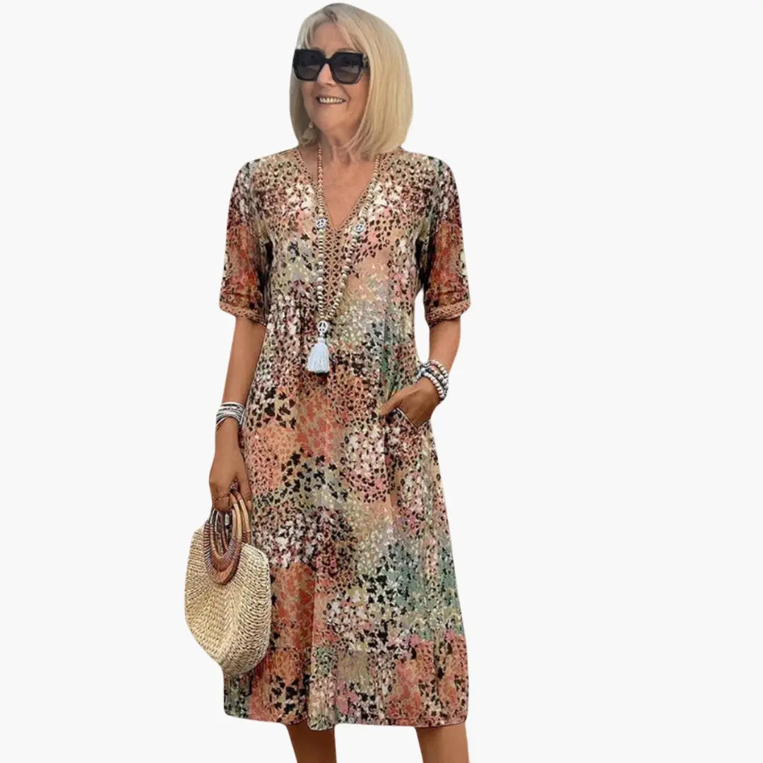 Nayla™ Feminines Blumenkleid Modeberg Bern