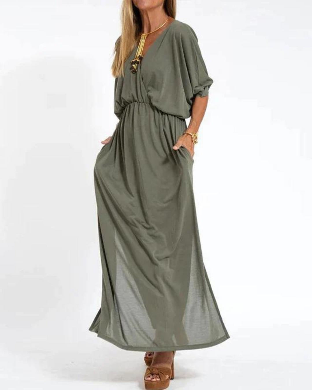 Odina™ Vintage-inspiriertes Maxikleid Modeberg Bern