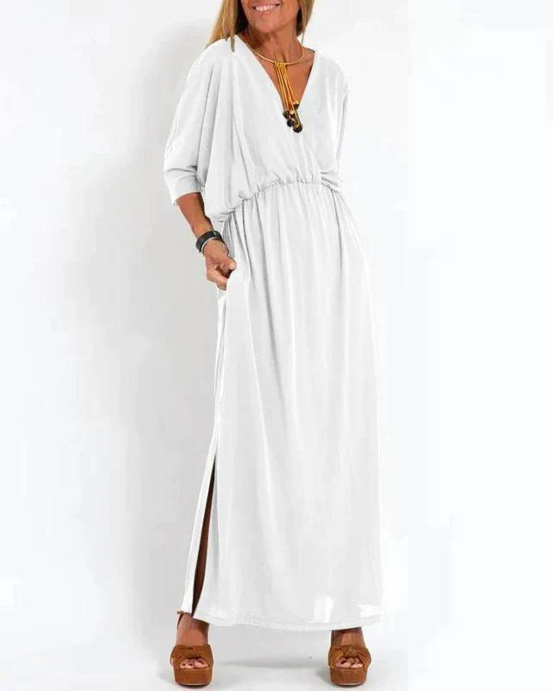 Odina™ Vintage-inspiriertes Maxikleid Modeberg Bern