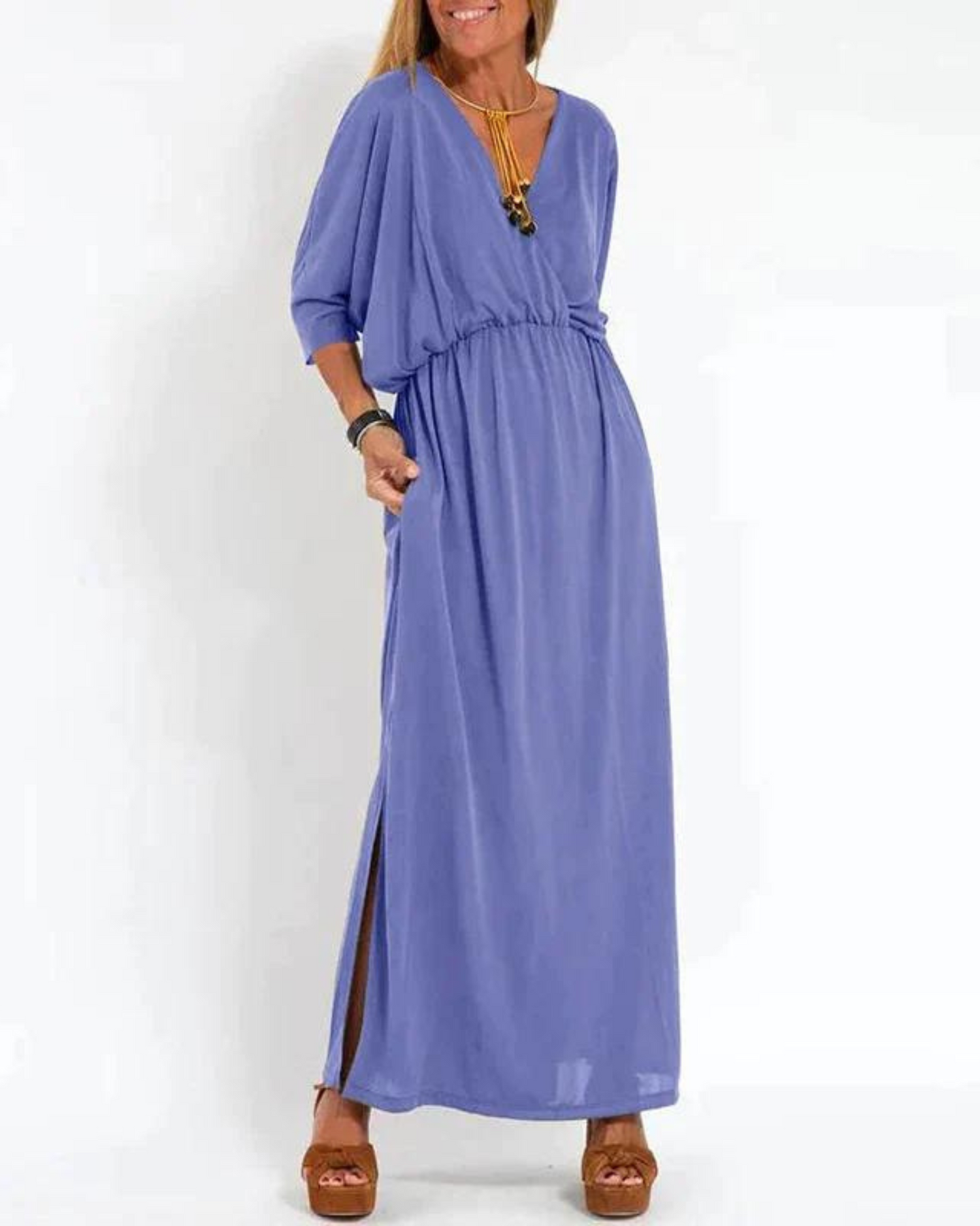 Odina™ Vintage-inspiriertes Maxikleid Modeberg Bern