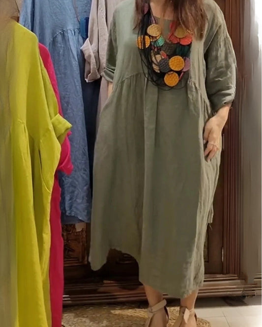 Oraya™ Luftiges Kleid mit natürlichem Flair Modeberg Bern