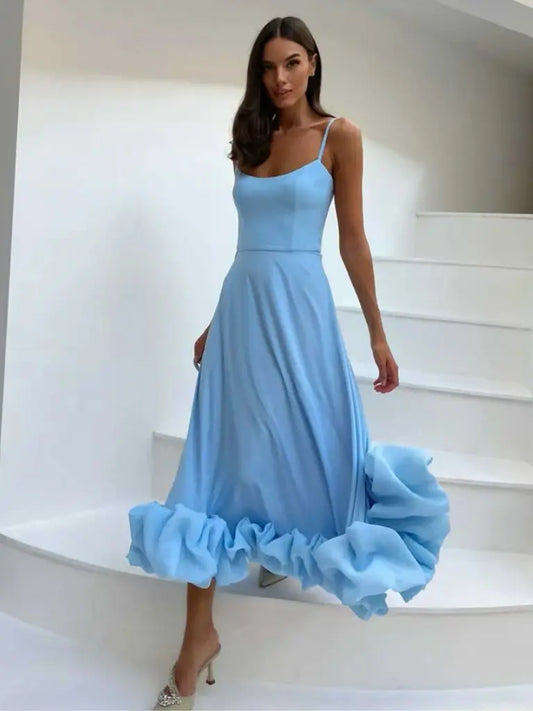Orion™ Elegant Ruffle Dress Modeberg Bern