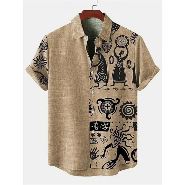 Korvess™ Tribal Print Shirt Modeberg Bern