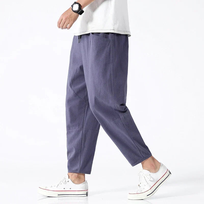 Daveric - Komfortable Herren-Shorts im Kyoto-Stil Modeberg Bern