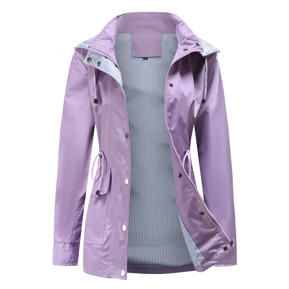 Hooded Trench Coat with Water Resistant Shell Modeberg Bern