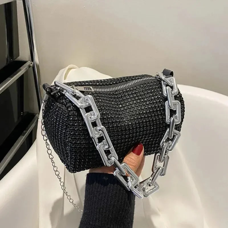 Sarli™ Strass Eimer Tasche Modeberg Bern