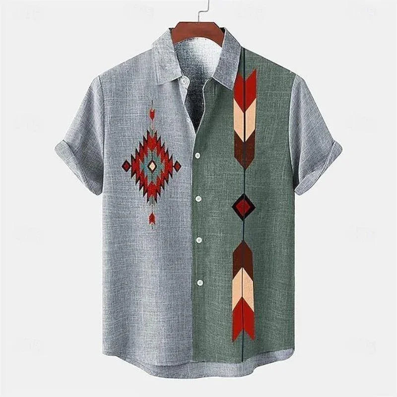 Korvess™ Tribal Print Shirt Modeberg Bern