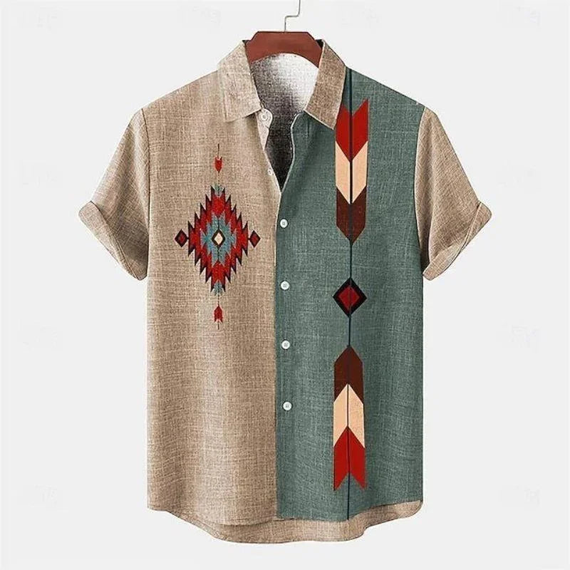 Korvess™ Tribal Print Shirt Modeberg Bern