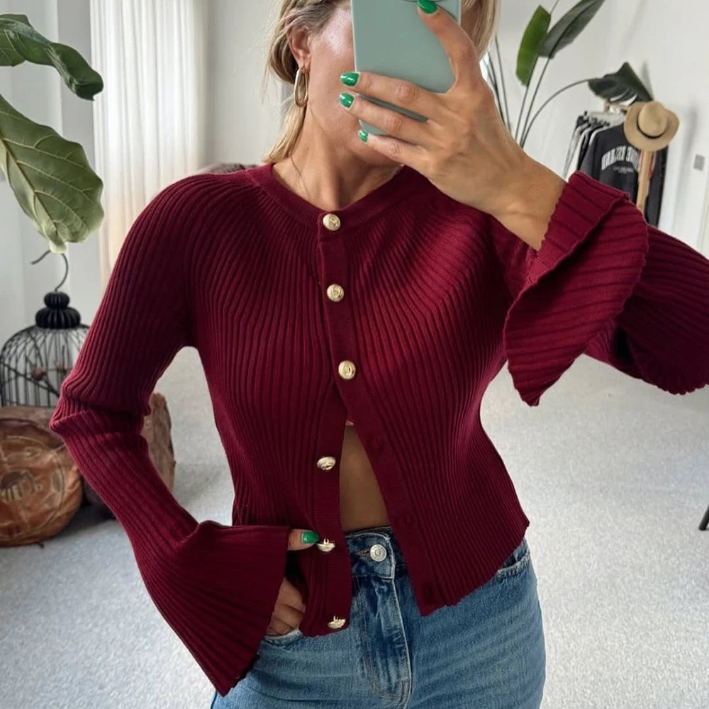 Travian™ Gerippter Cardigan Modeberg Bern
