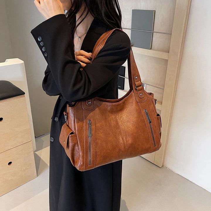 Cenvi™ Schultertasche mit Fächern Modeberg Bern