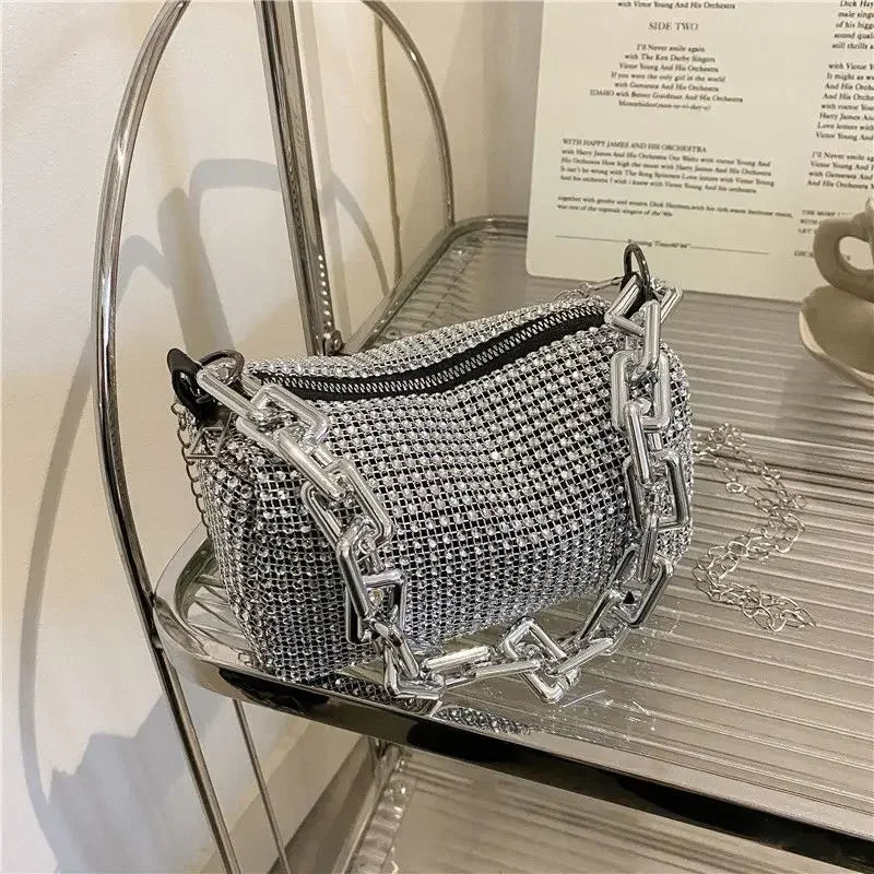 Sarli™ Strass Eimer Tasche Modeberg Bern