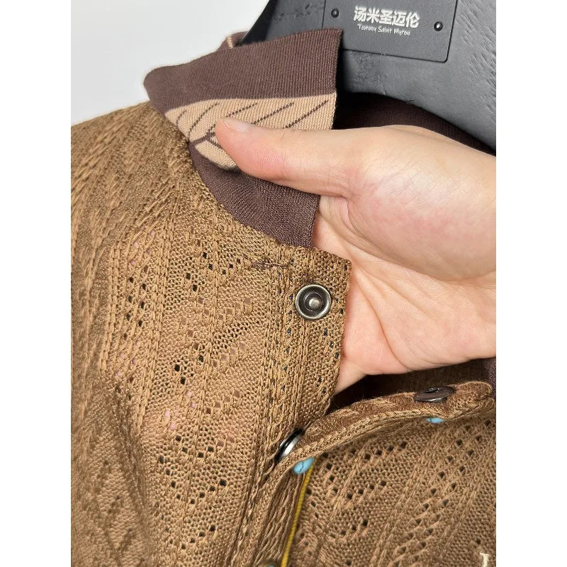 Elarin™ Geripptes Kragen Shirt Modeberg Bern