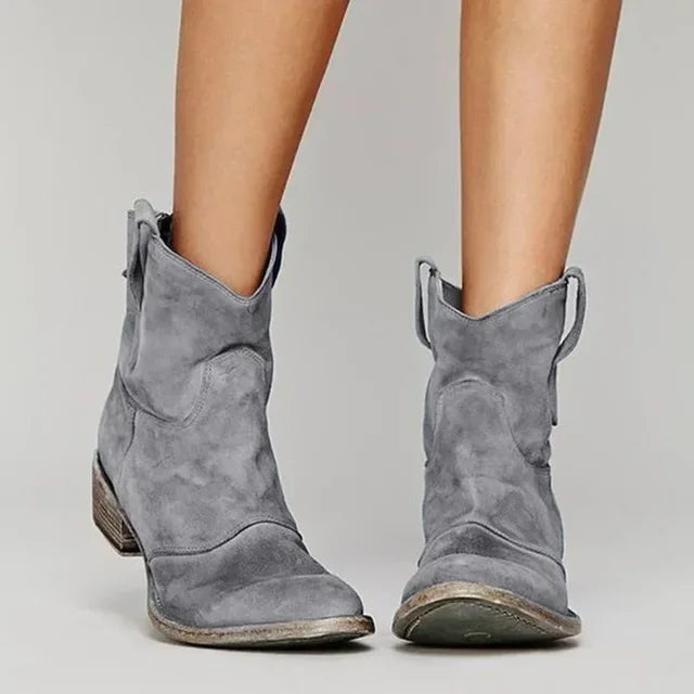 Ines™ Vintage-Stiefeletten aus Leder Modeberg Bern