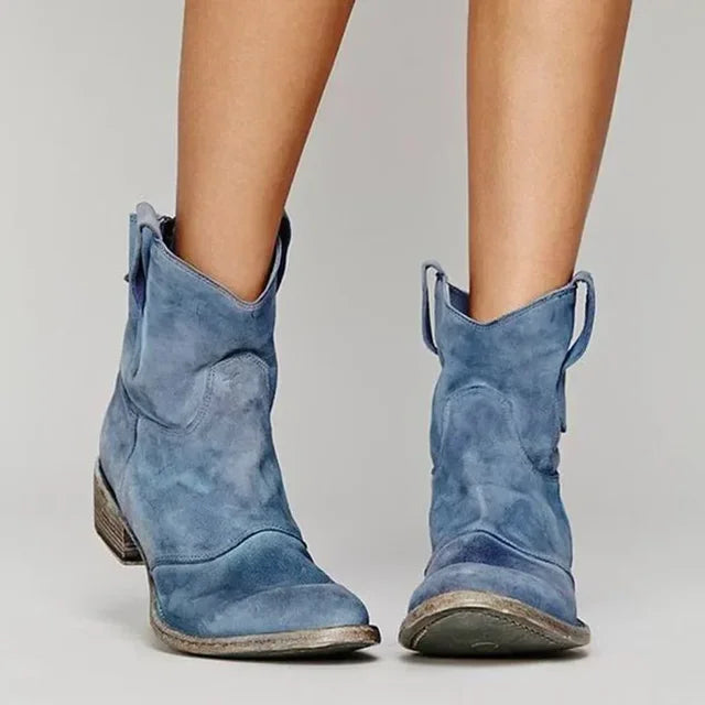 Ines™ Vintage-Stiefeletten aus Leder Modeberg Bern