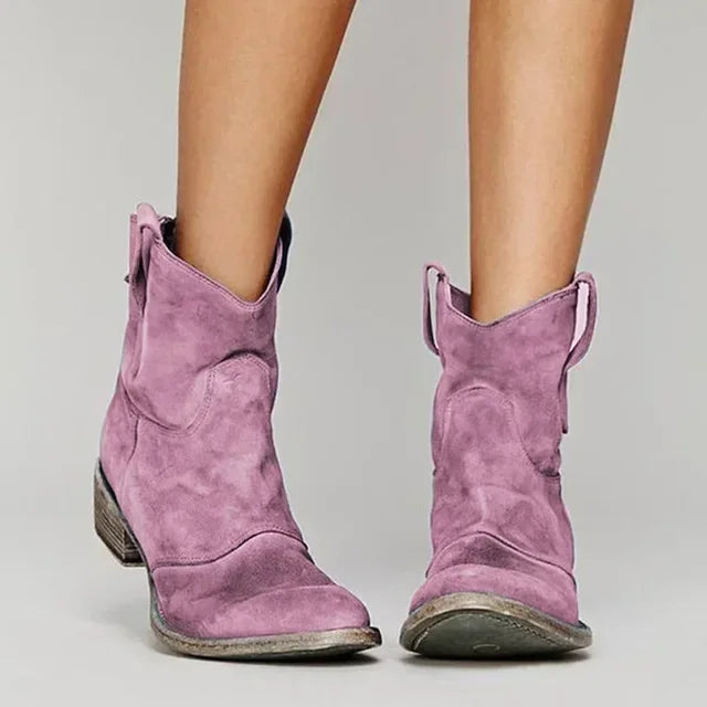 Ines™ Vintage-Stiefeletten aus Leder Modeberg Bern