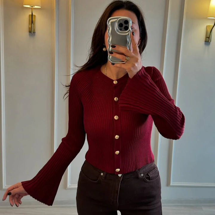 Travian™ Gerippter Cardigan Modeberg Bern