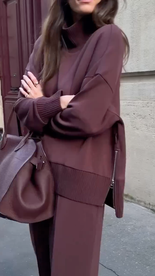 Lioren™ Luxus Strick Ensemble Modeberg Bern