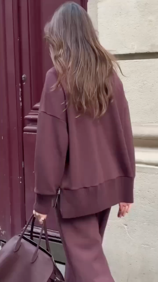 Lioren™ Luxus Strick Ensemble Modeberg Bern