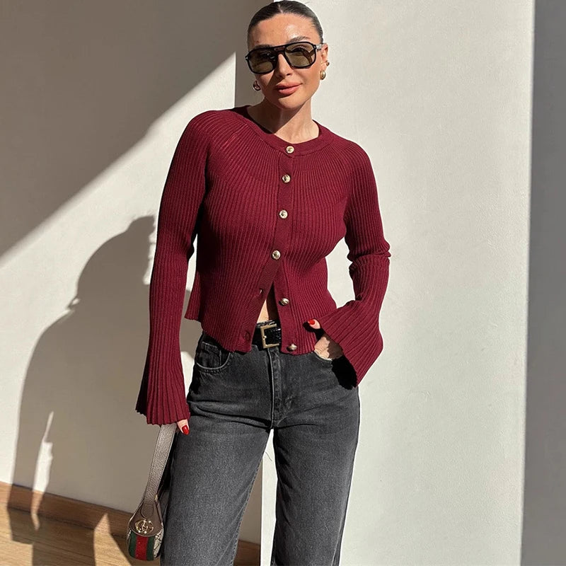 Travian™ Gerippter Cardigan Modeberg Bern