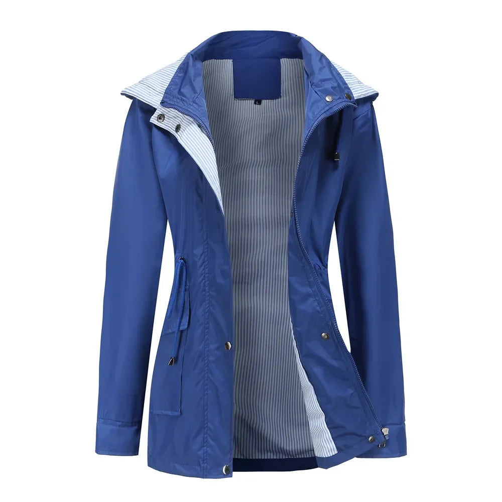 Hooded Trench Coat with Water Resistant Shell Modeberg Bern