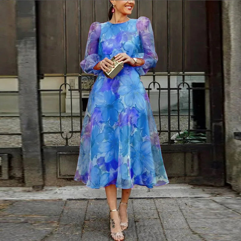 Florixa™ Blumen-Midikleid Modeberg Bern
