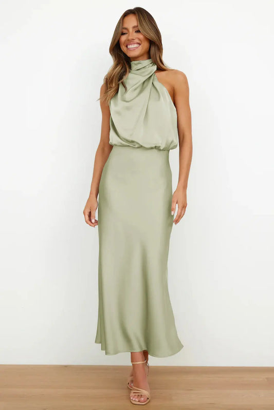 Selene™ Halterneck-Langes Kleid Modeberg Bern