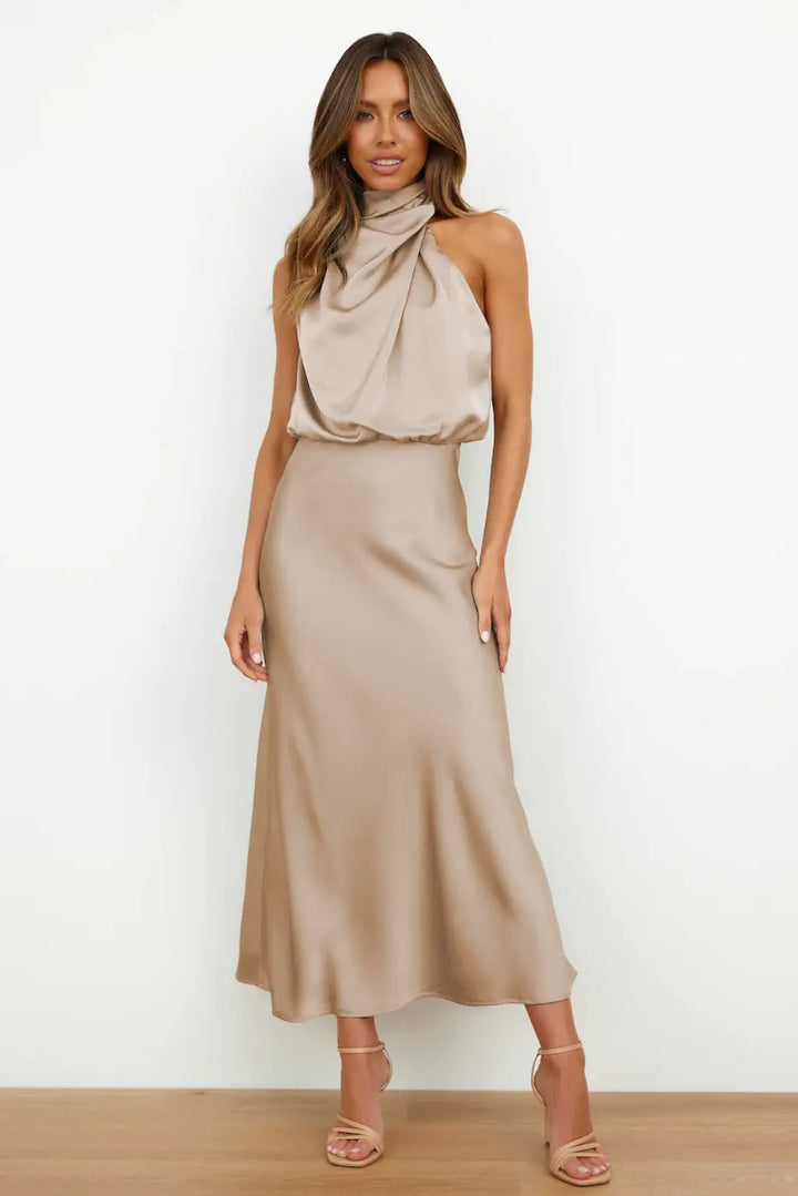 Selene™ Halterneck-Langes Kleid Modeberg Bern
