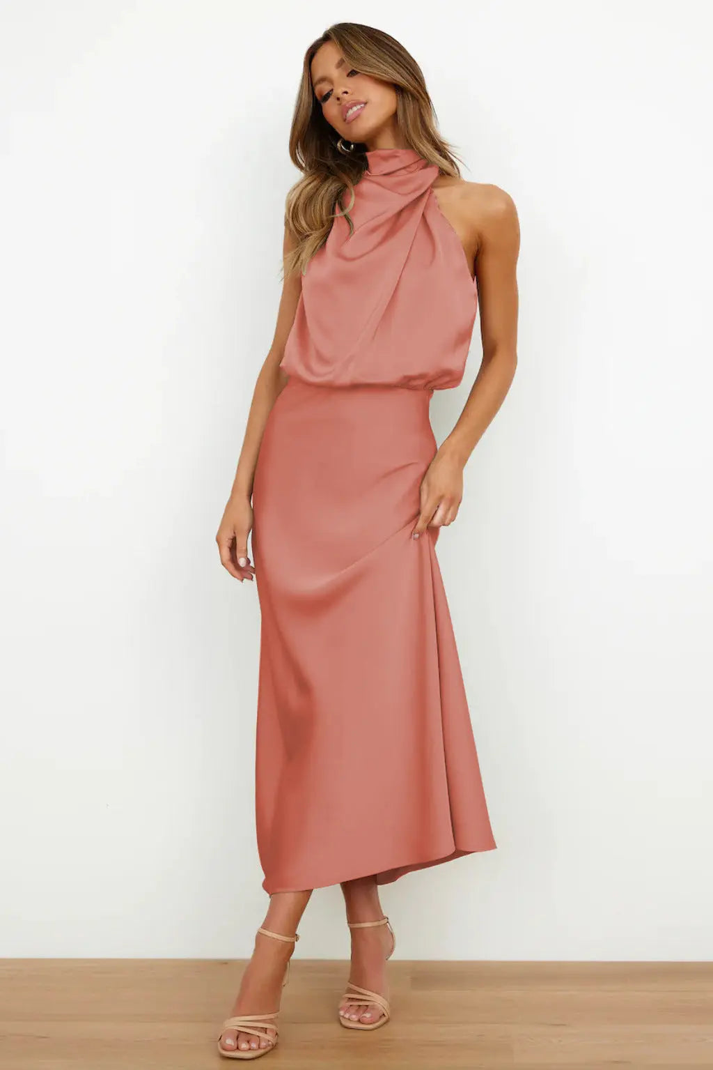 Selene™ Halterneck-Langes Kleid Modeberg Bern