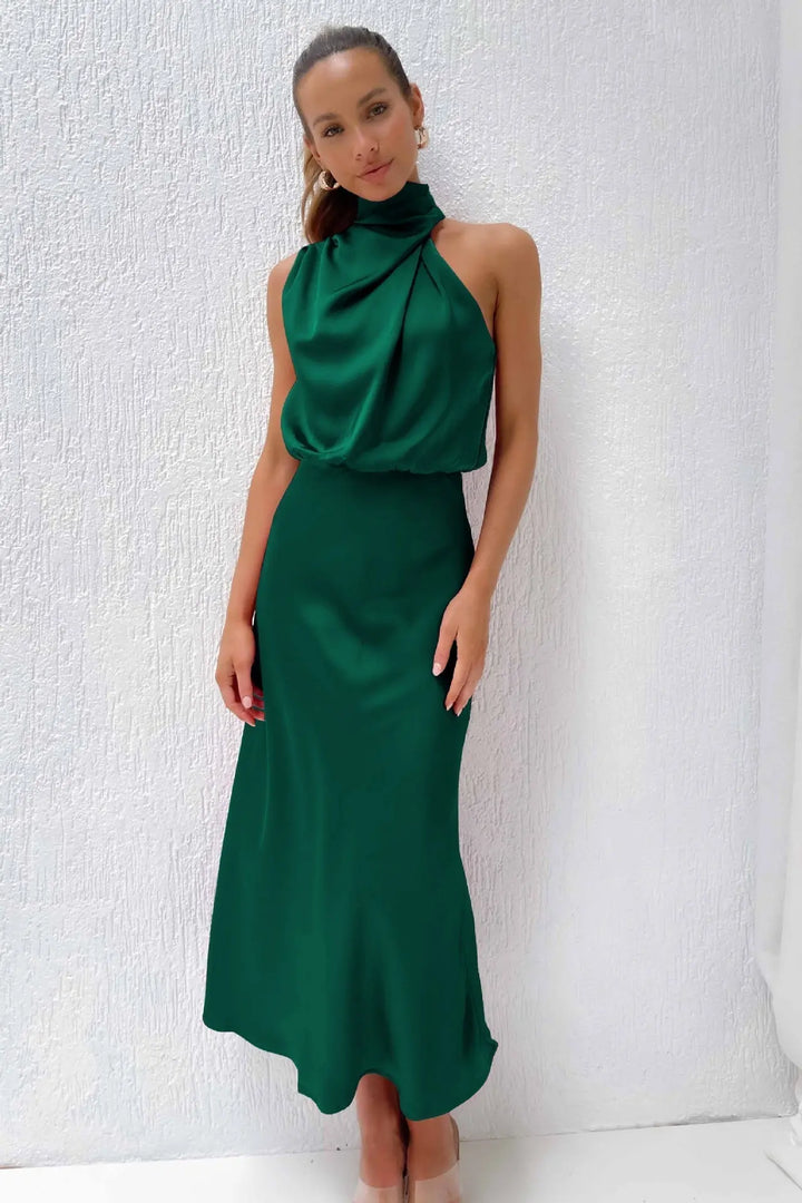 Selene™ Halterneck-Langes Kleid Modeberg Bern