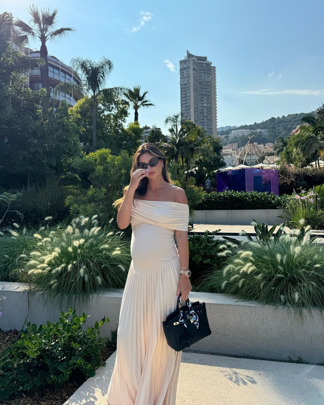Selvianne™ Umstandskleid Maxi mit Falten Modeberg Bern