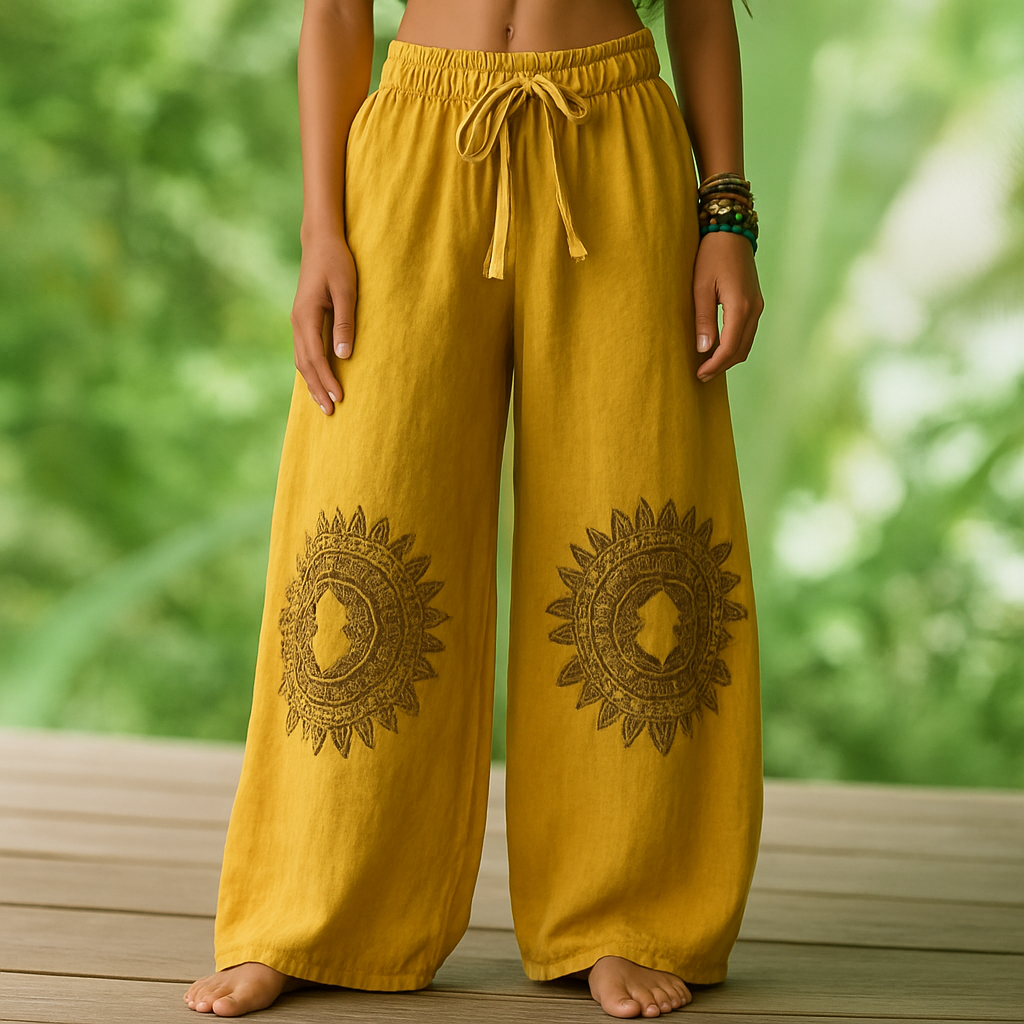 Serina™ Boho-Yogahose mit lockerem Schnitt Modeberg Bern