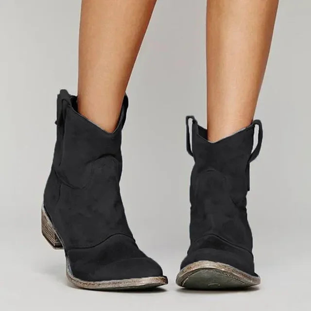 Ines™ Vintage-Stiefeletten aus Leder Modeberg Bern