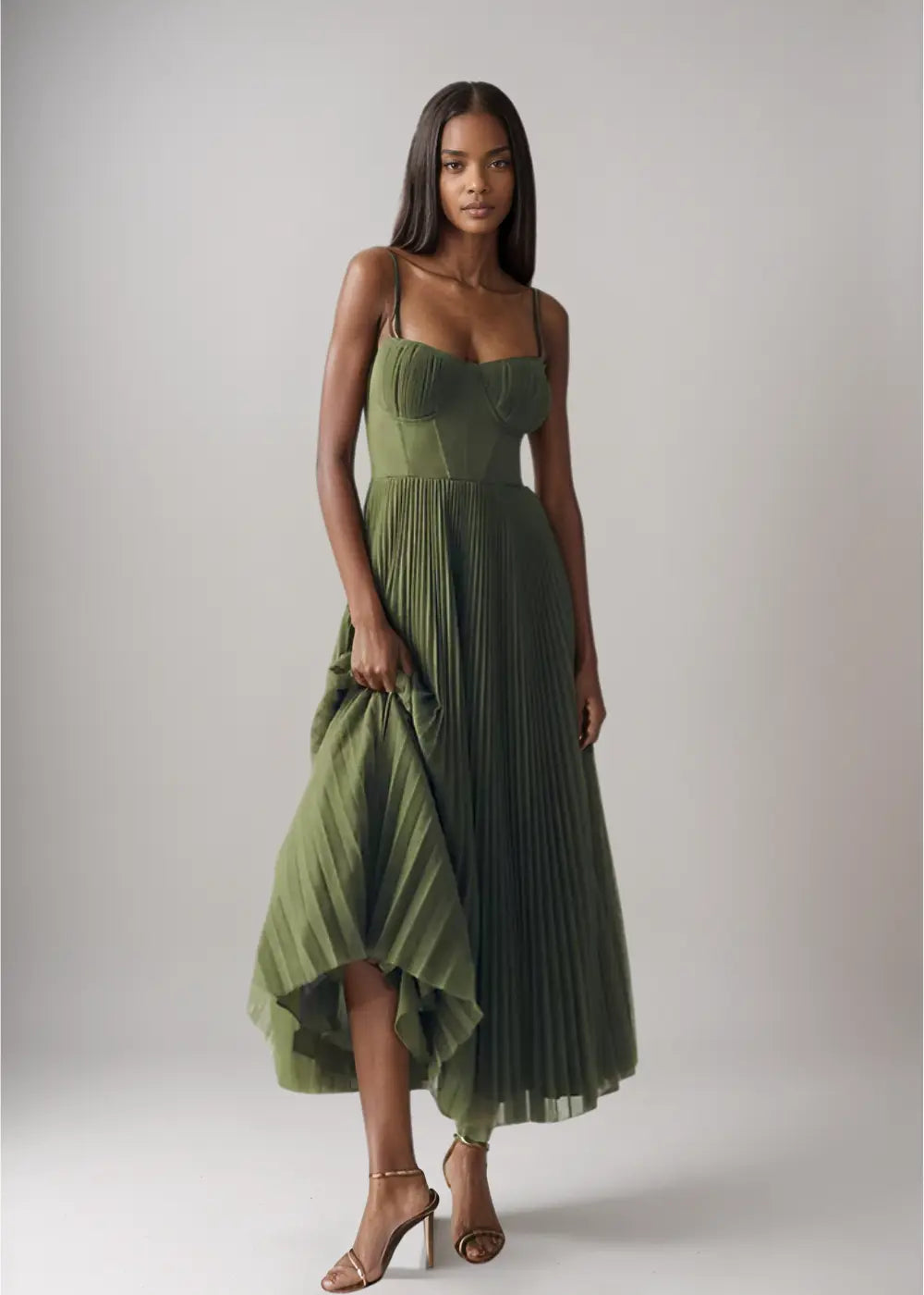 Stefina™ Korsett-Plisseekleid aus Tüll Modeberg Bern