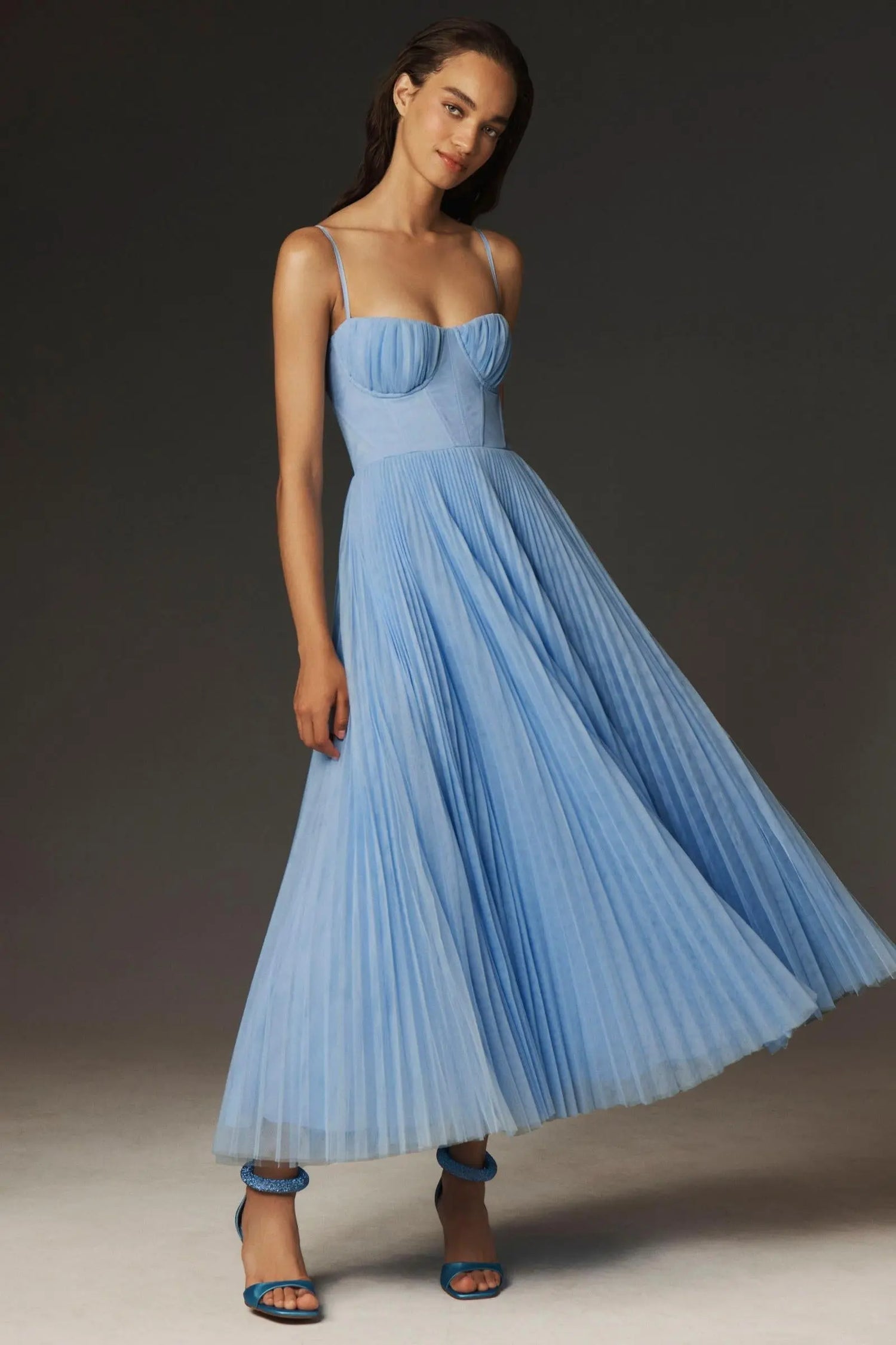 Stefina™ Korsett-Plisseekleid aus Tüll Modeberg Bern