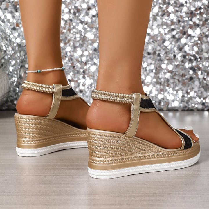 Thalia™ Orthopädische Sandalen mit Keilabsatz Modeberg Bern