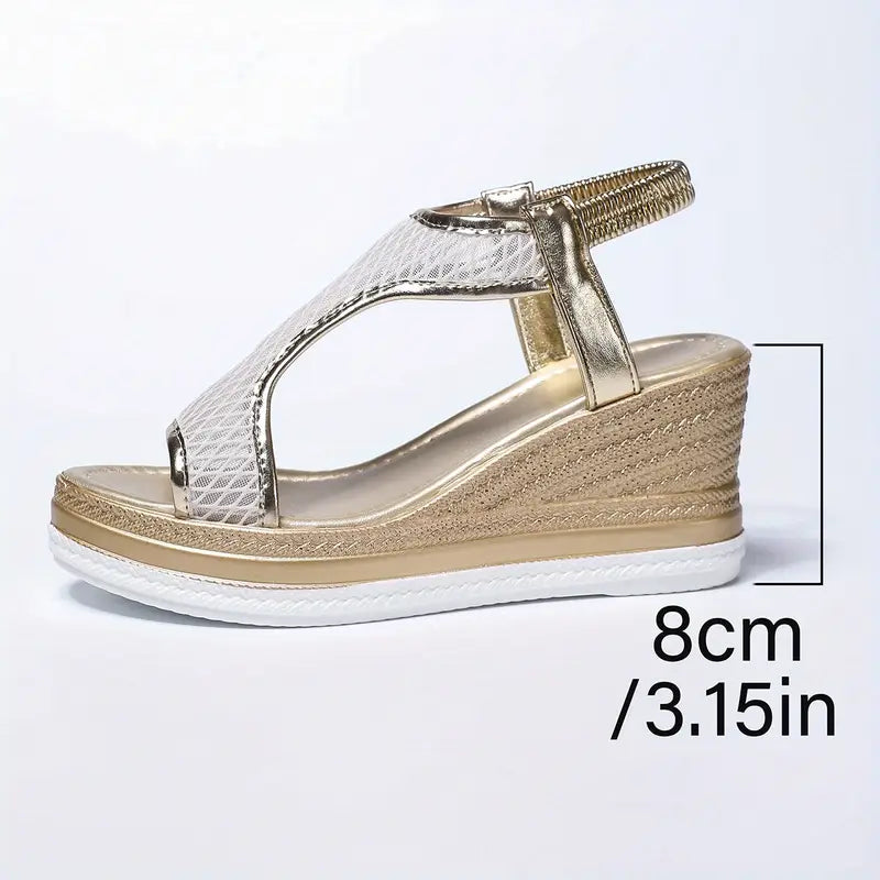 Thalia™ Orthopädische Sandalen mit Keilabsatz Modeberg Bern