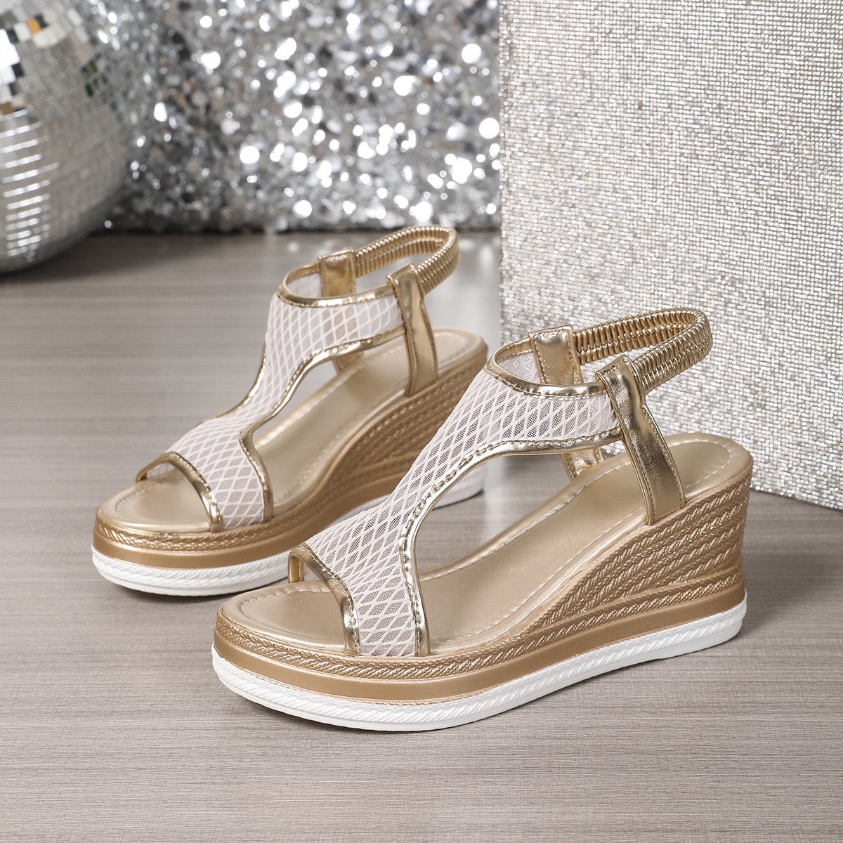 Thalia™ Orthopädische Sandalen mit Keilabsatz Modeberg Bern